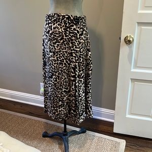 Zara cheetah maxi skirt